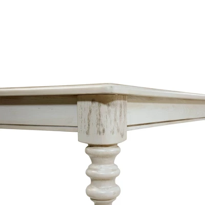 7pc Gordon Transitional Dining Set Antique White/Gray - HOMES: Inside + Out 4 7pc Gordon Transitional Dining Set Antique White/Gray - HOMES: Inside + Out - Image 4