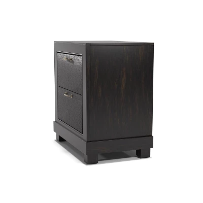 Vrolen 2 Drawer Nightstand Espresso - HOMES: Inside + Out 4 Vrolen 2 Drawer Nightstand Espresso - HOMES: Inside + Out - Image 4