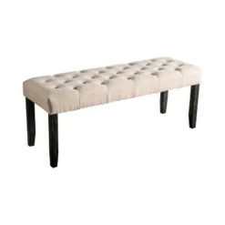 Hepburn Tufted Bench - HOMES: Inside + Out -Inside out home GUEST 0379e0d3 eefa 49eb b2c2 4e7853f24021