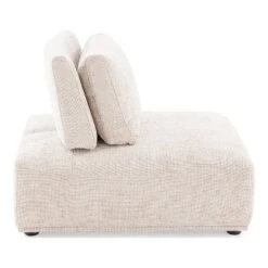 HOMES: Inside + Out 5pc Povoa 159" Modular Curved Sectional Sofa Modern Chenille With Extendable Backrest Light Brown -Inside out home GUEST 047cd586 5068 4f39 a7a3 47f650be4159