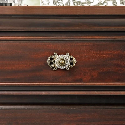 Pennings 3 Drawer Nightstand With Bun Feets - HOMES: Inside + Out 6 Pennings 3 Drawer Nightstand With Bun Feets - HOMES: Inside + Out - Image 6