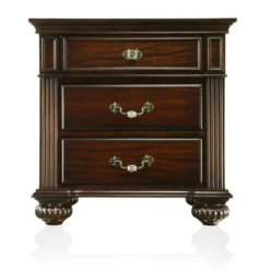 3pc California King Pennings Traditional Bed Set And Nightstand With Chest Dark Walnut - HOMES: Inside + Out 35 3pc California King Pennings Traditional Bed Set And Nightstand With Chest Dark Walnut - HOMES: Inside + Out -Inside out home GUEST 07acb11a 1160 45f4 b8a0 8a129b8c6757