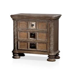 5pc Lellen Bedroom Set Beige/Rustic Natural Tone - HOMES: Inside + Out -Inside out home GUEST 09c52c7b 8e06 469e 9ccf beea479bd176