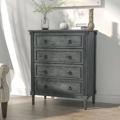 Latimer Traditional 4 Drawer Chest - HOMES: Inside + Out 1 Latimer Traditional 4 Drawer Chest - HOMES: Inside + Out