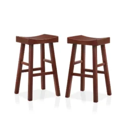 Set Of 2 29" Lille Seat Saddle Counter Height Barstools - HOMES: Inside + Out 11 Set Of 2 29" Lille Seat Saddle Counter Height Barstools - HOMES: Inside + Out -Inside out home GUEST 0d9b9e11 20b9 4e6f a354 6696048ae77d