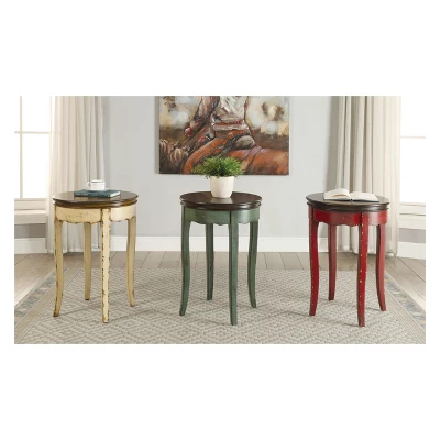 Fuchs Vintage Style Side Table Red - HOMES: Inside + Out 1 Fuchs Vintage Style Side Table Red - HOMES: Inside + Out