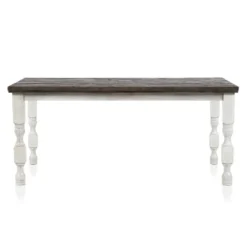 78" Cambrien Rustic Two-Tone Counter Height Dining Table Antique White/Gray - HOMES: Inside + Out 9 78" Cambrien Rustic Two-Tone Counter Height Dining Table Antique White/Gray - HOMES: Inside + Out -Inside out home GUEST 10e7982d 6175 4d2a aa26 b602fe511843