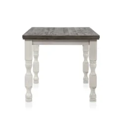 78" Cambrien Rustic Two-Tone Counter Height Dining Table Antique White/Gray - HOMES: Inside + Out 10 78" Cambrien Rustic Two-Tone Counter Height Dining Table Antique White/Gray - HOMES: Inside + Out -Inside out home GUEST 13706952 ba61 4e68 ab9e 99a21165554e