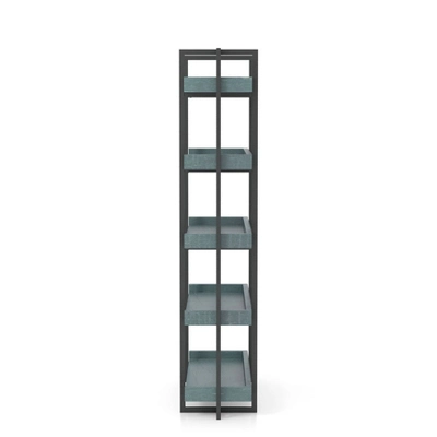 Kellare 5 Shelf Contemporary Bookcase - HOMES: Inside + Out 2 Kellare 5 Shelf Contemporary Bookcase - HOMES: Inside + Out - Image 2