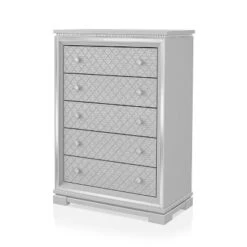 6pc Tenaya Bedroom Set Silver/Gray - HOMES: Inside + Out -Inside out home GUEST 1619b6e7 b8a4 4471 841e f1de63b6d0b1