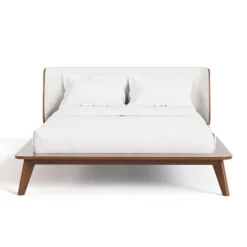 HOMES: Inside + Out 3pc Full Riverstone Mid-Century Boucle Platform Bedroom Set With 2 Nightstands Walnut 28 HOMES: Inside + Out 3pc Full Riverstone Mid-Century Boucle Platform Bedroom Set With 2 Nightstands Walnut -Inside out home GUEST 181e186d b2a2 4820 8963 57fb8b7dbcb7