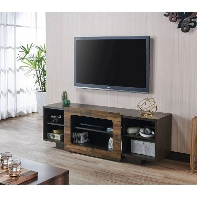 Dimanche TV Stand For TVs Up To 70" Dark Wenge - HOMES: Inside + Out 5 Dimanche TV Stand For TVs Up To 70" Dark Wenge - HOMES: Inside + Out - Image 5