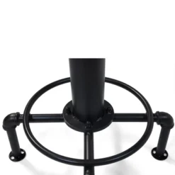 3pc Regalla Industrial Bar Height Dining Table Set Antique Black/Natural Tone - HOMES: Inside + Out -Inside out home GUEST 1b39ea7e 22dc 4db8 8eb2 bb25b3a3541a