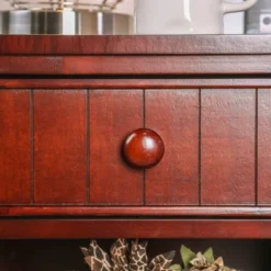 Mereu 1 Drawer Nightstand Cherry - HOMES: Inside + Out 7 Mereu 1 Drawer Nightstand Cherry - HOMES: Inside + Out -Inside out home GUEST 1b568bbf 80ca 4d0d bc28 1f2aaadbc7c3