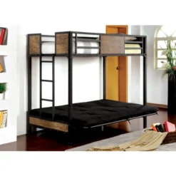 Twin Navii Kids' Bunk Bed Futon Black - HOMES: Inside + Out 5 Twin Navii Kids' Bunk Bed Futon Black - HOMES: Inside + Out -Inside out home GUEST 1d21231f 7477 4722 bcca a0b44edfe712