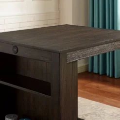 3pc Applecrest Counter Height Dining Set With USB Plug Walnut/Espresso - HOMES: Inside + Out -Inside out home GUEST 1da4edad 2eac 4ad5 8c2e 53e8934c7a52