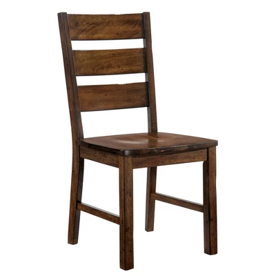 Set Of 2 Kopec Industrial Side Chairs Walnut - HOMES: Inside + Out 2 Set Of 2 Kopec Industrial Side Chairs Walnut - HOMES: Inside + Out - Image 2