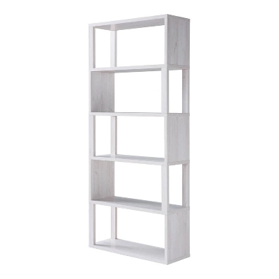 70.5" Montalva 5 Shelf Bookcase White Oak - HOMES: Inside + Out 1 70.5" Montalva 5 Shelf Bookcase White Oak - HOMES: Inside + Out