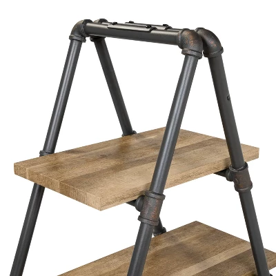 59" Mathews 4-Shelf Ladder Bookcase Bronze - HOMES: Inside + Out 3 59" Mathews 4-Shelf Ladder Bookcase Bronze - HOMES: Inside + Out - Image 3