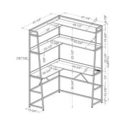 Clydebank Corner Desk With Bookcase And USB Plug - HOMES: Inside + Out 9 Clydebank Corner Desk With Bookcase And USB Plug - HOMES: Inside + Out -Inside out home GUEST 1f848ea9 ab21 4e60 901e 6356d3da0345