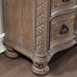 5pc Lellen Bedroom Set Beige/Rustic Natural Tone - HOMES: Inside + Out -Inside out home GUEST 233caf0e ff0e 4689 81da 2dc9447d3a06