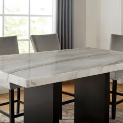 70" Southwind Rectangle Counter Height Dining Table White/Black - HOMES: Inside + Out -Inside out home GUEST 24f2da75 d34f 488b 83f8 5938ef06e36d