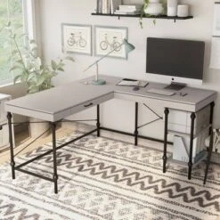 59" Gulnora L Shaped Desk With USB Power Ports - HOMES: Inside + Out 18 59" Gulnora L Shaped Desk With USB Power Ports - HOMES: Inside + Out -Inside out home GUEST 268daccc 845a 4a7b a9e0 b545e017df7d