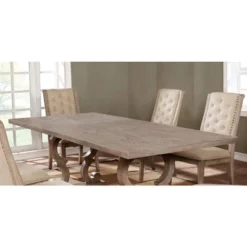Medina Rectangular Wood Extendable Dining Table Natural - HOMES: Inside + Out -Inside out home GUEST 28ad31f1 0e9e 4e1b b1b1 216ca7fa542a