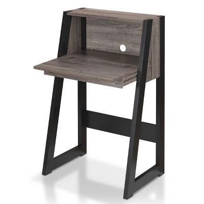 Tella Contemporary Storage Desk Dark Gray - HOMES: Inside + Out 2 Tella Contemporary Storage Desk Dark Gray - HOMES: Inside + Out - Image 2