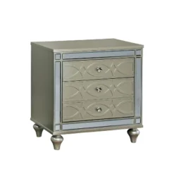 3pc Queen La Mesa Bed Nightstand And Dresser Set Silver - HOMES: Inside + Out -Inside out home GUEST 2ac3fd21 2d38 4a48 81c4 69da0f195b56