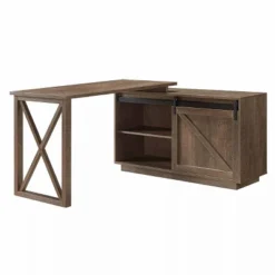 Sevyn Transitional L Shape Desk Walnut Oak - HOMES: Inside + Out 11 Sevyn Transitional L Shape Desk Walnut Oak - HOMES: Inside + Out -Inside out home GUEST 2ba5eabd c2e4 4730 b697 8cf7d226bf0d