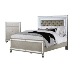 2pc La Mesa Bed And Chest Set Silver - HOMES: Inside + Out 16 2pc La Mesa Bed And Chest Set Silver - HOMES: Inside + Out -Inside out home GUEST 2bd94013 86d6 4db4 a090 96c2efdaa57b