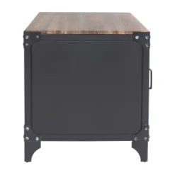 Amargosa Storage Metal Side Table Black/Dark Walnut - HOMES: Inside + Out 6 Amargosa Storage Metal Side Table Black/Dark Walnut - HOMES: Inside + Out -Inside out home GUEST 2c7b9e24 974f 441e bc91 19705fad51fe