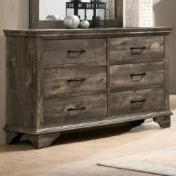 Jacobia 6 Drawer Dresser Gray - HOMES: Inside + Out