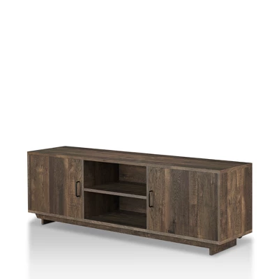Fraire Contemporary TV Stand For TVs Up To 60" Reclaimed Oak - HOMES: Inside + Out 2 Fraire Contemporary TV Stand For TVs Up To 60" Reclaimed Oak - HOMES: Inside + Out - Image 2