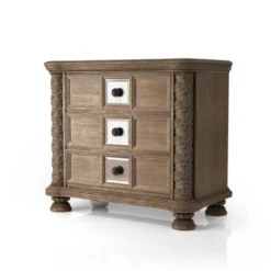 3pc Lellen Bedroom Set With 2 Nightstands Beige/Rustic Natural Tone - HOMES: Inside + Out 18 3pc Lellen Bedroom Set With 2 Nightstands Beige/Rustic Natural Tone - HOMES: Inside + Out -Inside out home GUEST 369622c1 5379 4c22 9506 9055f937eeec