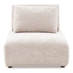 HOMES: Inside + Out 5pc Povoa 159" Modular Curved Sectional Sofa Modern Chenille With Extendable Backrest Light Brown -Inside out home GUEST 397a757a f6e5 4af3 9419 d11064073133