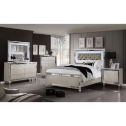 2pc La Mesa Bed And Chest Set Silver - HOMES: Inside + Out 12 2pc La Mesa Bed And Chest Set Silver - HOMES: Inside + Out -Inside out home GUEST 39f33596 e21b 4836 886d 7b7aa6832629