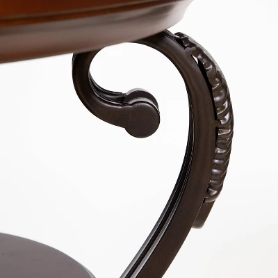 Telmin Traditional Side Table Brown Cherry - HOMES: Inside + Out 6 Telmin Traditional Side Table Brown Cherry - HOMES: Inside + Out - Image 6