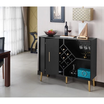Miko Wine Cabinet Galaxy Black - HOMES: Inside + Out 5 Miko Wine Cabinet Galaxy Black - HOMES: Inside + Out - Image 5