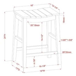 Set Of 2 Shipway Counter Height Barstools - HOMES: Inside + Out -Inside out home GUEST 403a7925 490b 42b7 960c f566f60c8ece