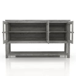 Carita Transitional Windowpane Cabinets Buffet - HOMES: Inside + Out -Inside out home GUEST 457aeba4 f484 4fa2 92f1 a9eb65612974