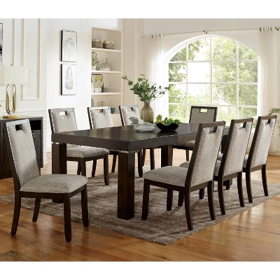 88" Terraview Extendable Dining Table Dark Walnut - HOMES: Inside + Out 2 88" Terraview Extendable Dining Table Dark Walnut - HOMES: Inside + Out - Image 2