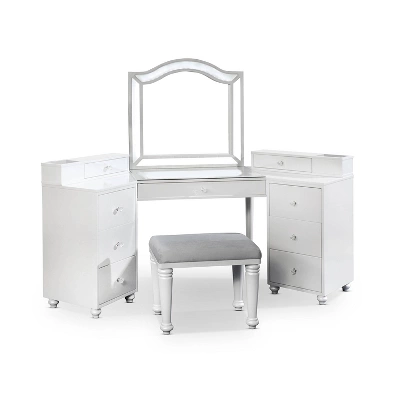 Urman Storage Drawers Vanity Set - HOMES: Inside + Out 6 Urman Storage Drawers Vanity Set - HOMES: Inside + Out - Image 6
