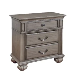 Pennings 3 Drawer Nightstand With Bun Feets - HOMES: Inside + Out 33 Pennings 3 Drawer Nightstand With Bun Feets - HOMES: Inside + Out -Inside out home GUEST 46c8351d 184f 4956 b7a5 c634f5f1f5e3
