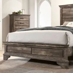 3pc Jacobi Bed With 2 Nightstands Gray - HOMES: Inside + Out 9 3pc Jacobi Bed With 2 Nightstands Gray - HOMES: Inside + Out -Inside out home GUEST 4741bd42 e71f 4e1e 84b1 8528e3f0c250