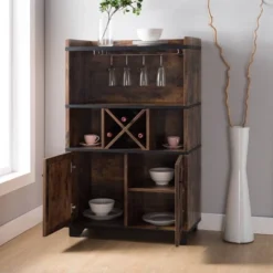 Lamage Wine Cabinet Buffet With Wine Rack - HOMES: Inside + Out 12 Lamage Wine Cabinet Buffet With Wine Rack - HOMES: Inside + Out -Inside out home GUEST 4829d53b 6c9a 44d3 88b6 c3c5b82b4635