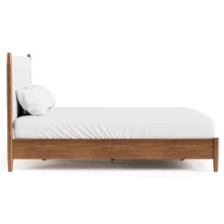 HOMES: Inside + Out 3pc King Riverstone Mid-Century Modern Boucle Bedroom Set With 2 Nightstands Walnut -Inside out home GUEST 4a9d4f6c 4d73 4578 8203 b53593d0cf3a