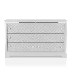 Tenaya 6 Drawer Dresser Silver - HOMES: Inside + Out 6 Tenaya 6 Drawer Dresser Silver - HOMES: Inside + Out -Inside out home GUEST 4ccbaa57 e889 41f1 a00d 4a2ae9d2966b