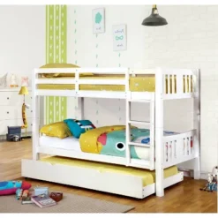HOMES: Inside + Out Twin Over Twin Kids' Clare Bunk Bed White - IoHOMES 5 HOMES: Inside + Out Twin Over Twin Kids' Clare Bunk Bed White - IoHOMES -Inside out home GUEST 4d3faa77 deda 401b b1d3 a62003191b48